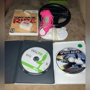 Wii games and accessories